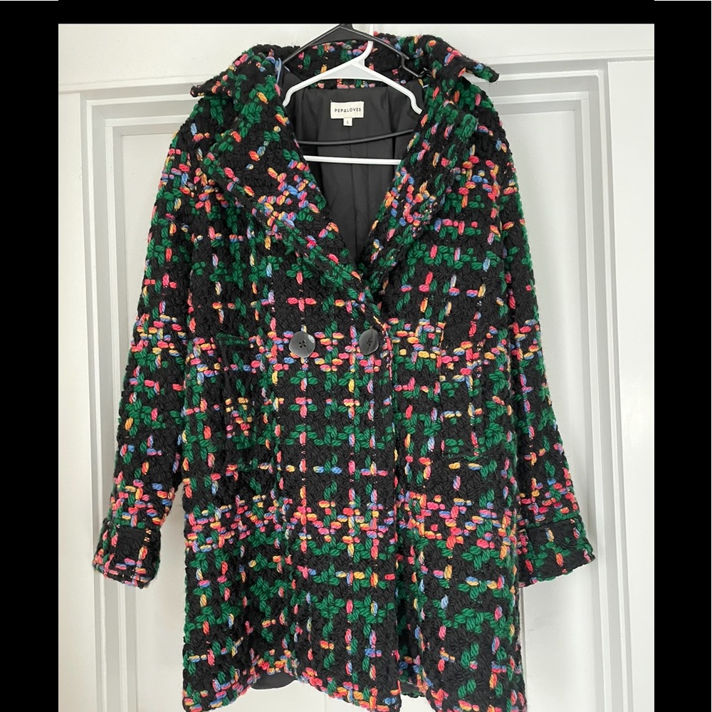 Anthropologie Tweed Coat